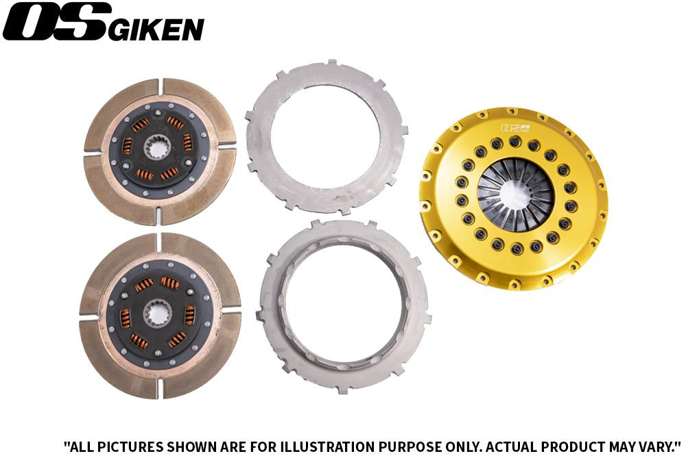 OS Giken Nissan Silvia S13/S14 TR Twin Plate Clutch GM 26T Spline overhaul kit B (TR2CD)