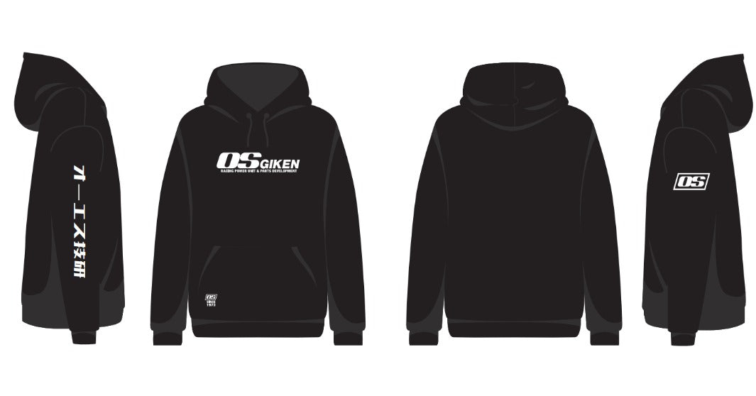 OS Giken Racing Crew Logo Hoodie - XL