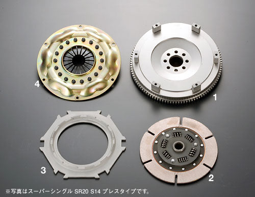 OS Giken SUPER SINGLE PRESS CLUTCH KIT COVER FOR Nissan BLUEBIRD H510 P510 L4 cover bolt (SP)