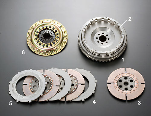 OS Giken Toyota Mark II Chaser JZX90 100 110 1JZ-GTE TS series triple disc type clutch kit OH B SET (TS3BW)