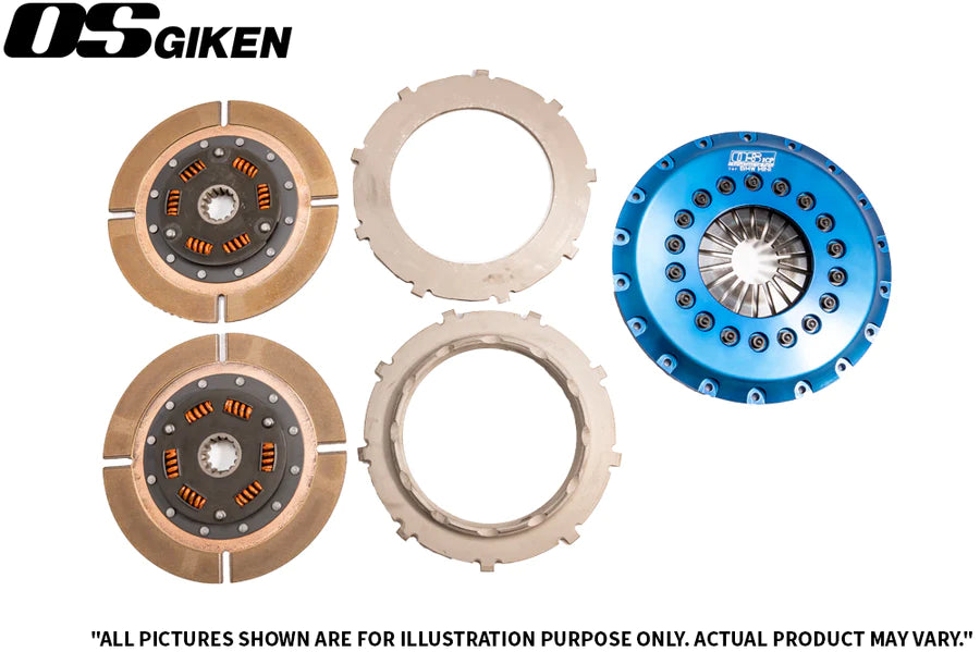 OS Giken Toyota JZA70 Supra HTR Twin Plate Clutch overhaul kit B (HTR2CD)