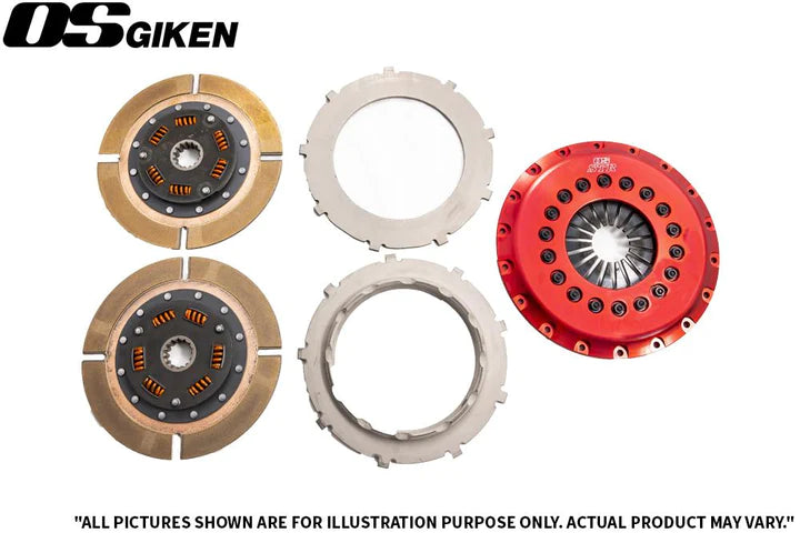 OS Giken BMW E46 M3 STR Twin Plate Clutch overhaul kit B (STR2CD)