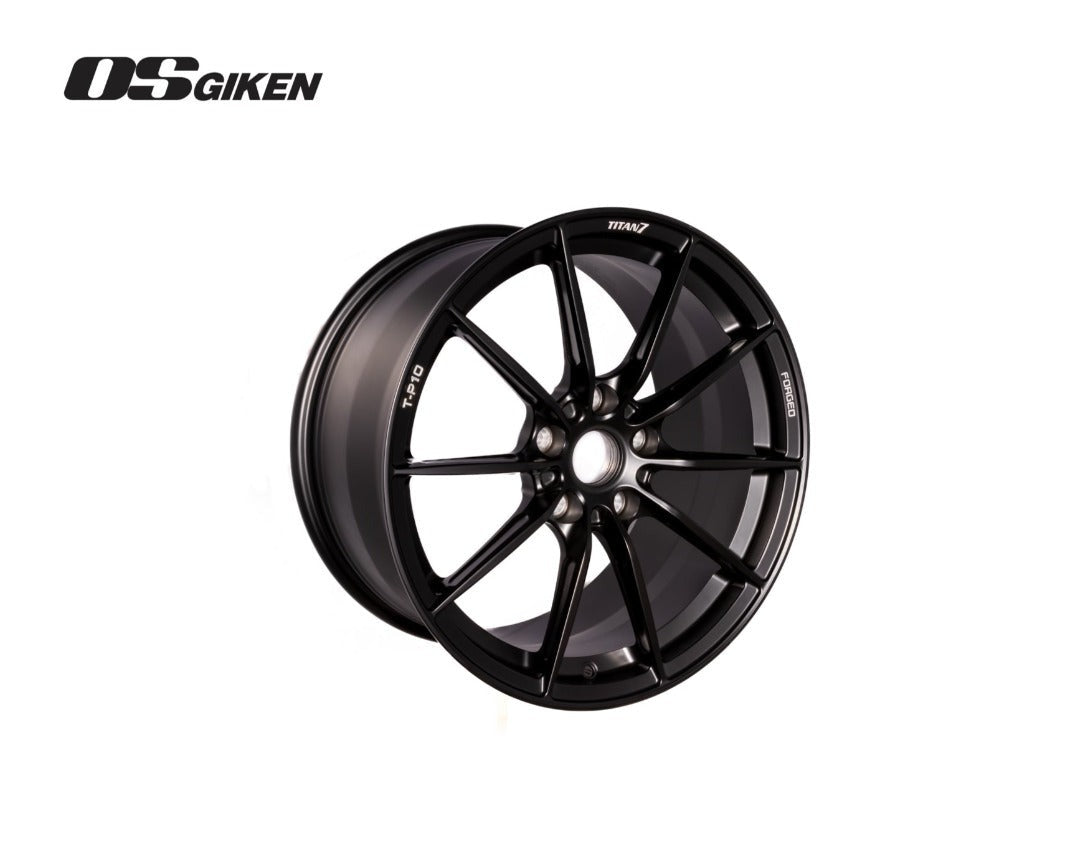 Titan 7 T-P10 Forged Wheel 18x9.5 +53 5x120 64.1 Machine Black (SET)