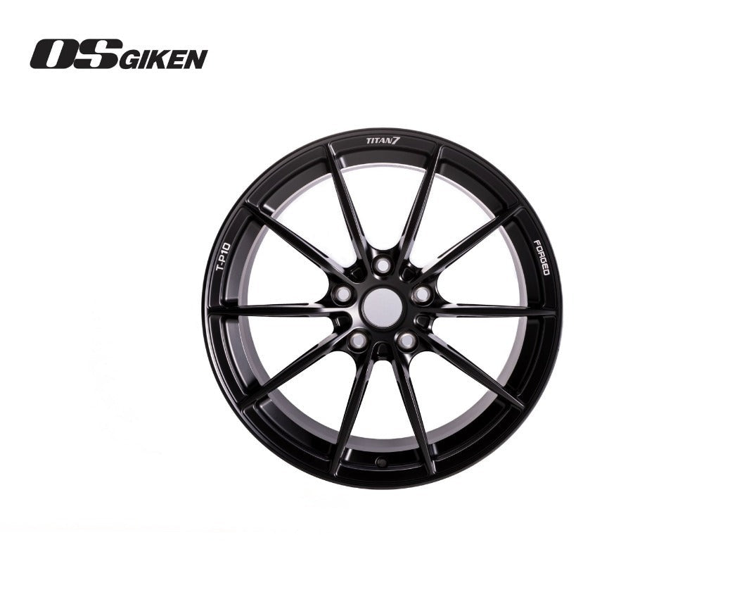 Titan 7 T-P10 Forged Wheel 18x9.5 +53 5x120 64.1 Machine Black (SET)
