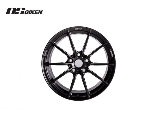 Titan 7 T-P10 Forged Wheel 18x9.5 +53 5x120 64.1 Machine Black (SET)