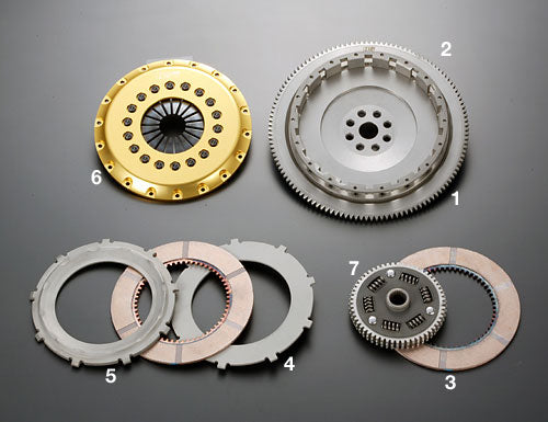 OS Giken TWIN PLATE CLUTCH KIT FOR Toyota MR-2 SW20 3S-GT R series OH B SET (R2CD)