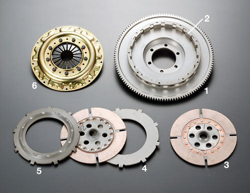 OS Giken TWIN PLATE CLUTCH KIT FOR Toyota Starlet EP82 EP91 4E TS series OH B SET (TS2BS)