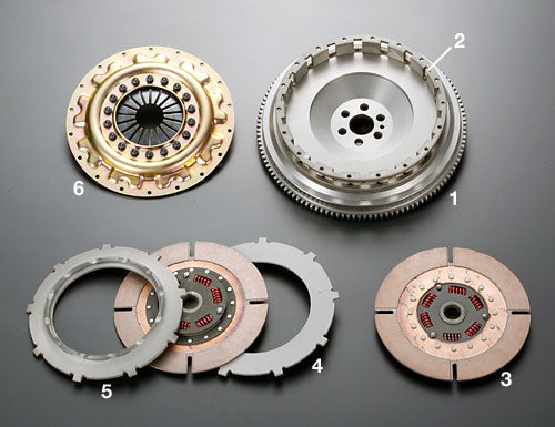 OS Giken Nissan Fairlady Z33 VQ35DE NEO TS series twin plate clutch kit OH A SET (TS2CD)