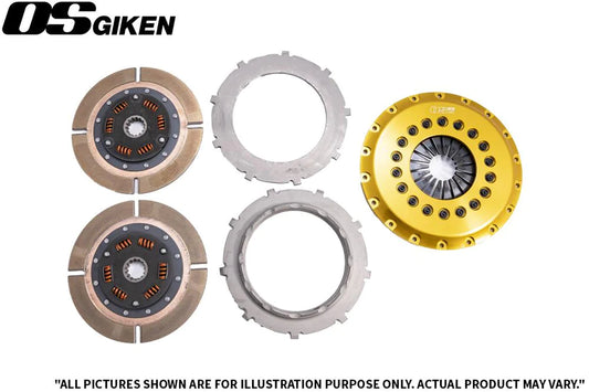 [TR2CD] - TR Twin Plate Clutch for Toyota Supra (2JZGTE) - 26T GM Spline - Overhaul Kit B
